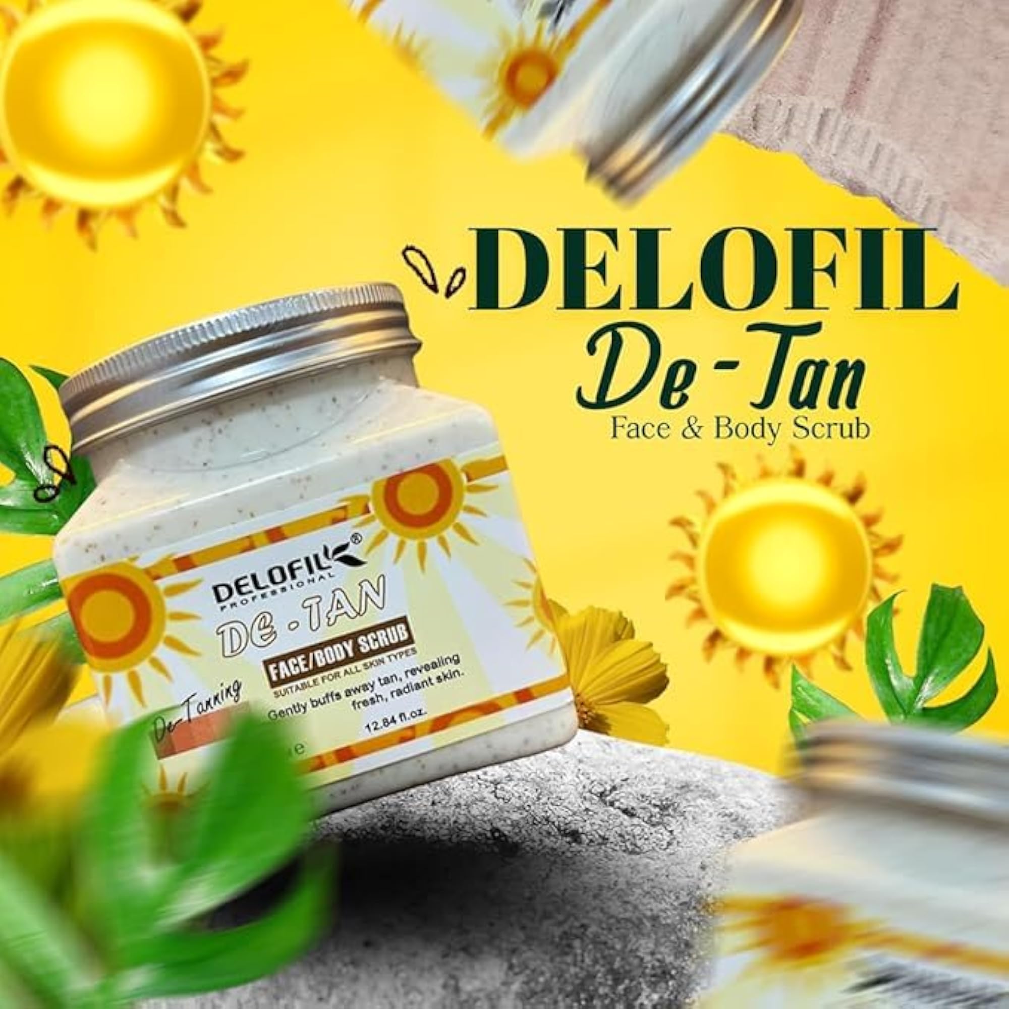 De-Tan Face & Body Scrub, 380 ml